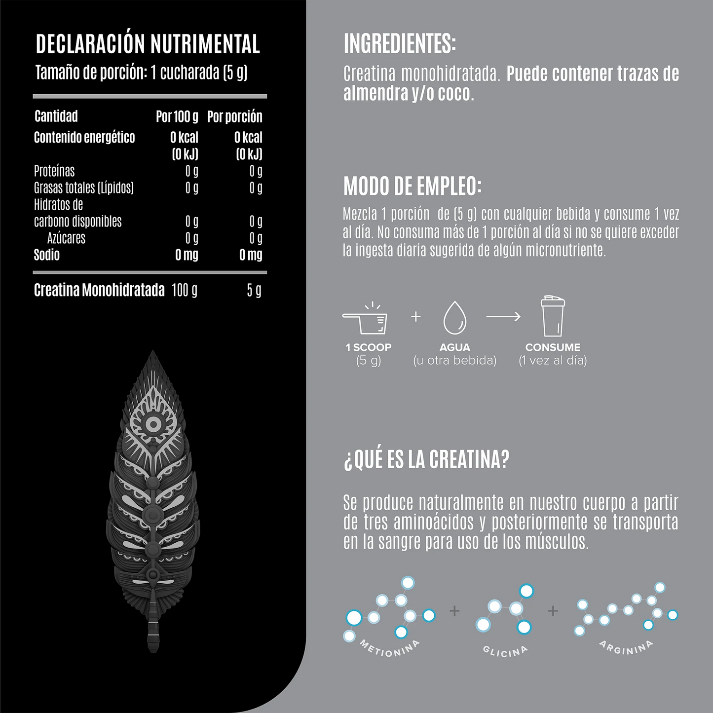 BIRDMAN Creatina Monohidratada (90 Servicios)