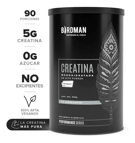 BIRDMAN Creatina Monohidratada (90 Servicios)