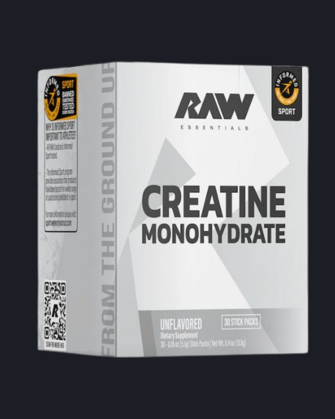 RAW CREATINE MONOHYDRATE (30 SOBRES)