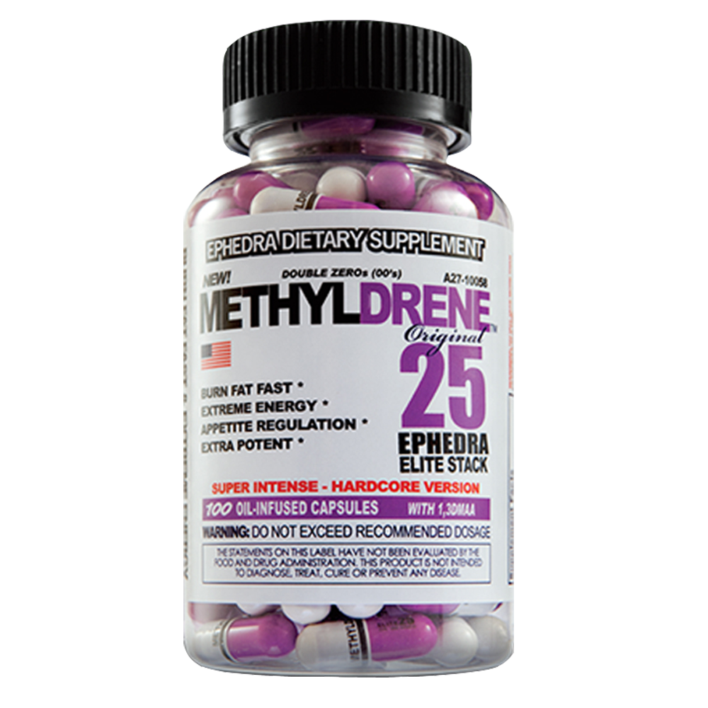Clomapharma Methyldrene Elite Morado 100 Cápsulas