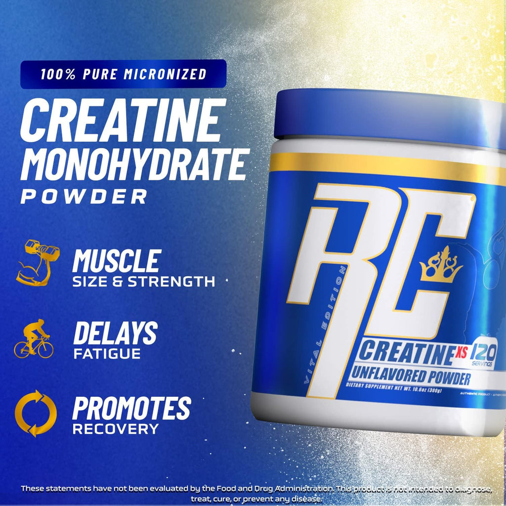 Ronnie Coleman Creatine XS (120 servicios de 2.5 gr o 60 de 5gr)