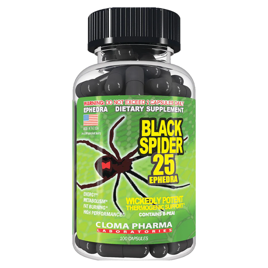 Cloma Pharma BLACK SPIDER 25 EPH 100 Cápsulas