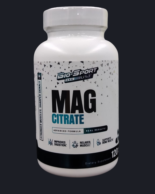 BIO SPORT CITRATO DE MAGNESIO (120 CAPS)