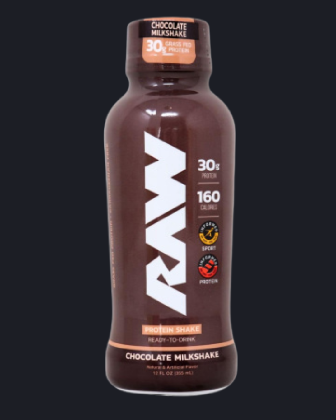 RAW NUTRITION PROTEIN SHAKE 12OZ 355ML (1PZ)