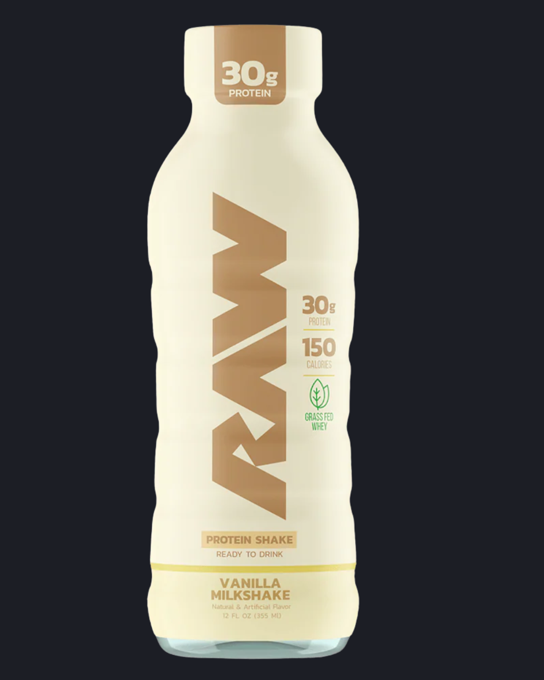 RAW NUTRITION PROTEIN SHAKE 12OZ 355ML (1PZ)