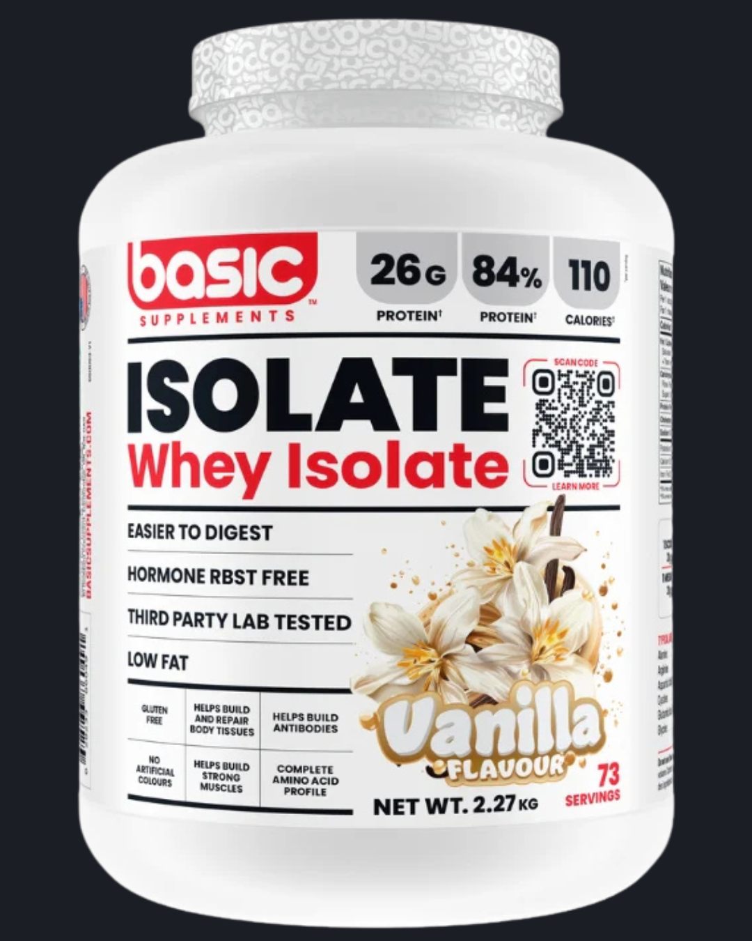 BASIC SUPPLEMENTS WHEY ISOLATE 5LB