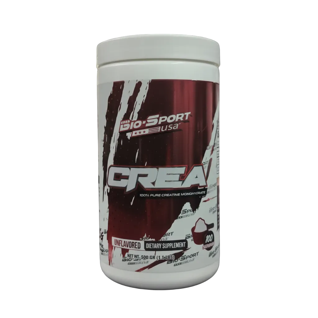 BIO SPORT CREATINE MONOHYDRATE 500G (100 SERVICIOS)