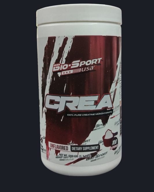 BIO SPORT CREATINE MONOHYDRATE 500G (100 SERVICIOS)
