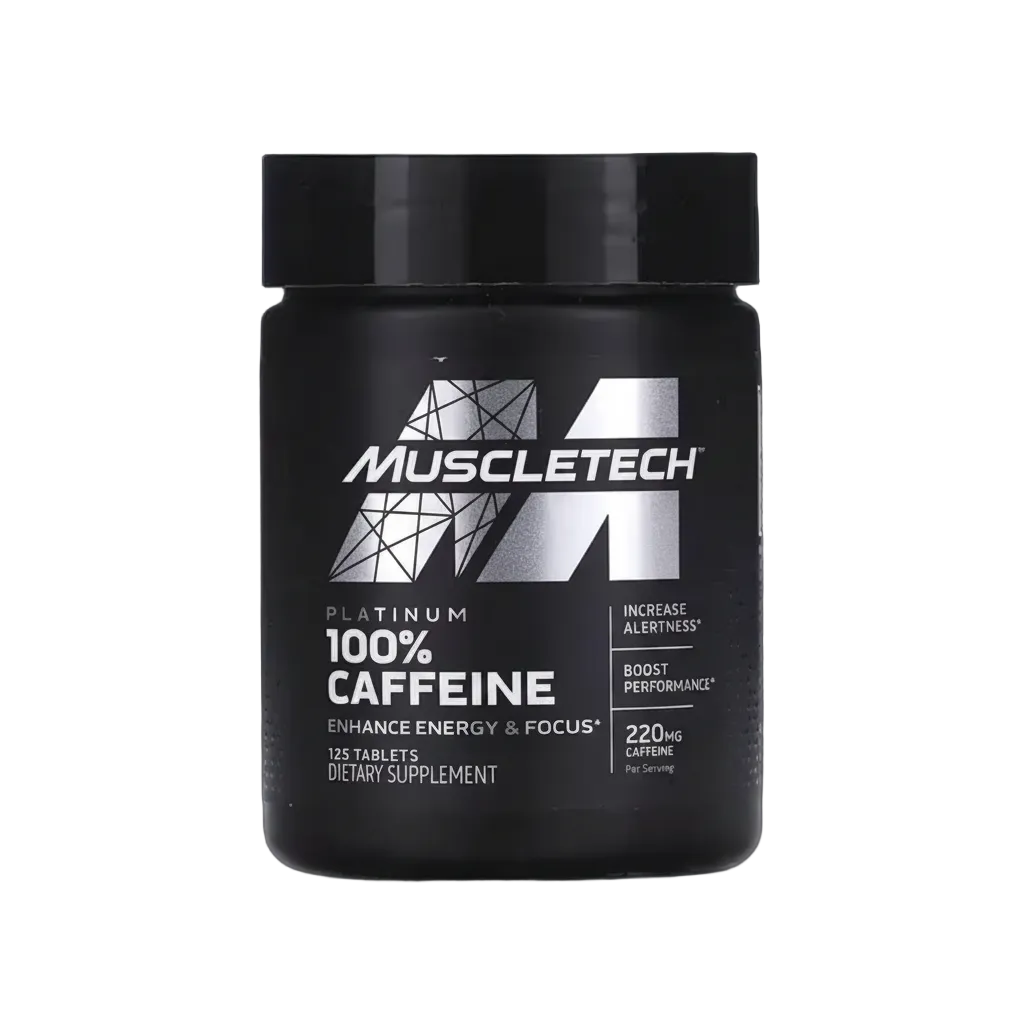 MUSCLETECH 100% CAFFEINE (125 TABS)