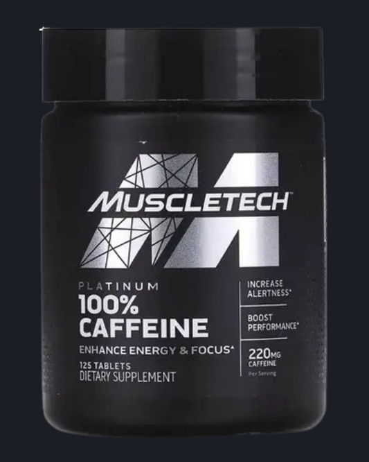 MUSCLETECH 100% CAFFEINE (125 TABS)