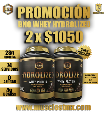 BNO PRO Nutrition Whey Hydrolized (2.5 kg) PROMOCIÓN