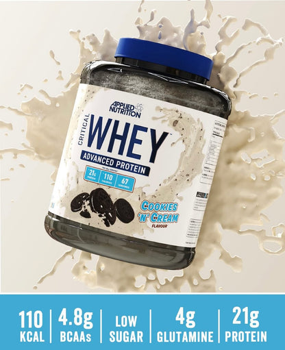 APPLIED NUTRITION CRITICAL WHEY 5LB (67 SERVICIOS)