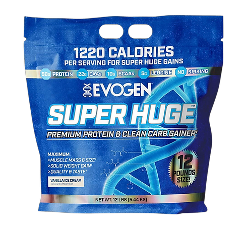 Evogen Super Huge MASS Gainer 12 LBS – Muscle STMX