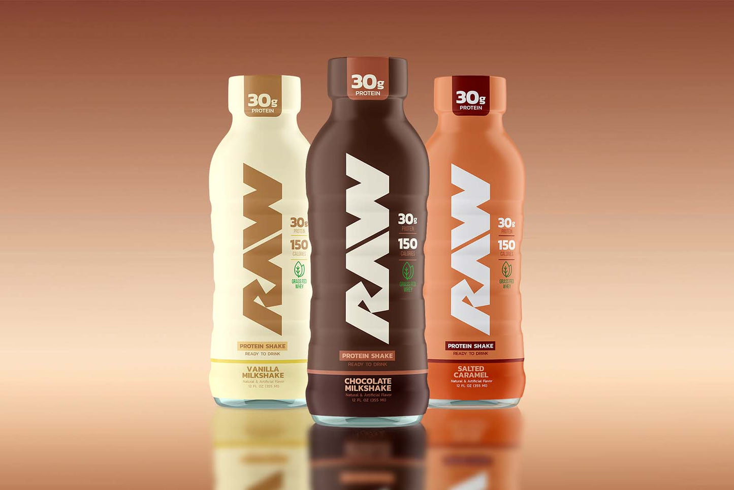 RAW NUTRITION PROTEIN SHAKE 12OZ 355ML (1PZ)